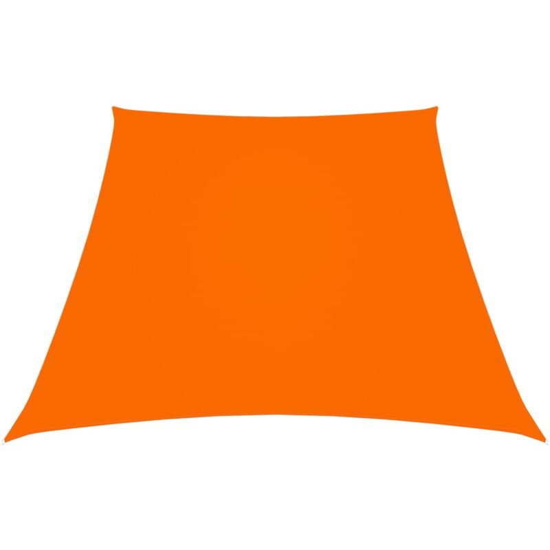 

Toldo de vela trapezoidal de tela oxford naranja 3/4x2 m - Naranja - Vidaxl