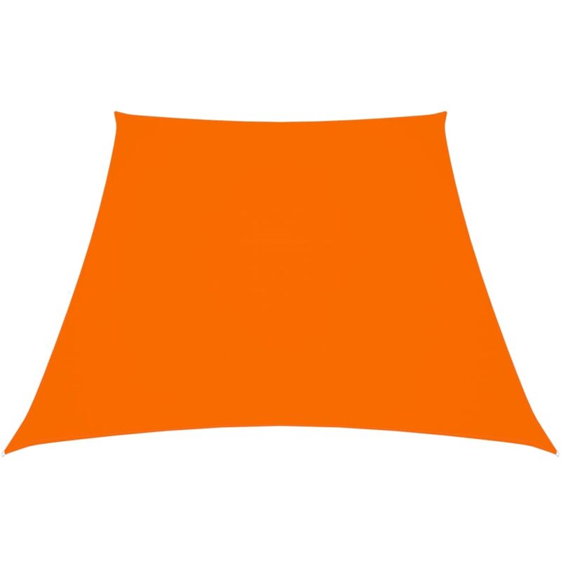 

vidaXL Toldo de vela trapezoidal de tela oxford naranja 3/4x3 m - Naranja