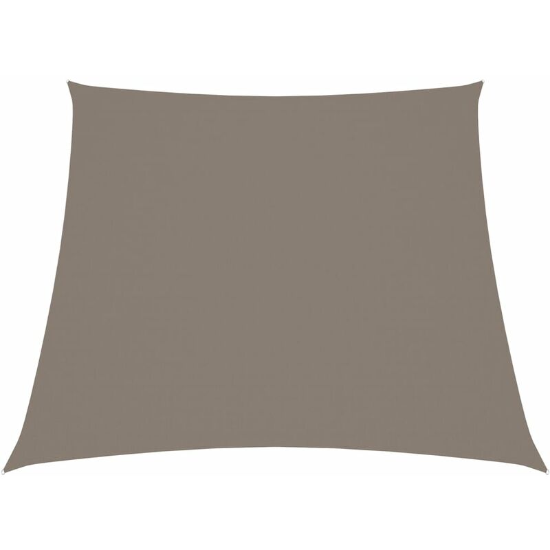 

vidaXL Toldo de vela trapezoidal de tela oxford gris taupe 3/4x2 m - Gris Topo