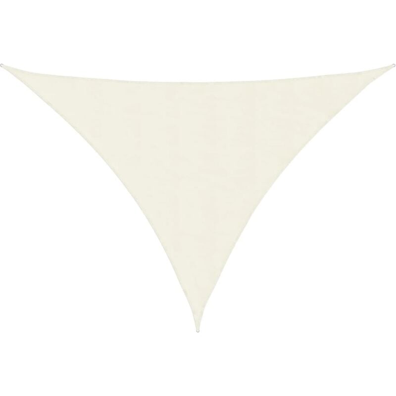 

vidaXL Toldo de vela triangular de tela oxford color crema 3x4x5 m - Crema