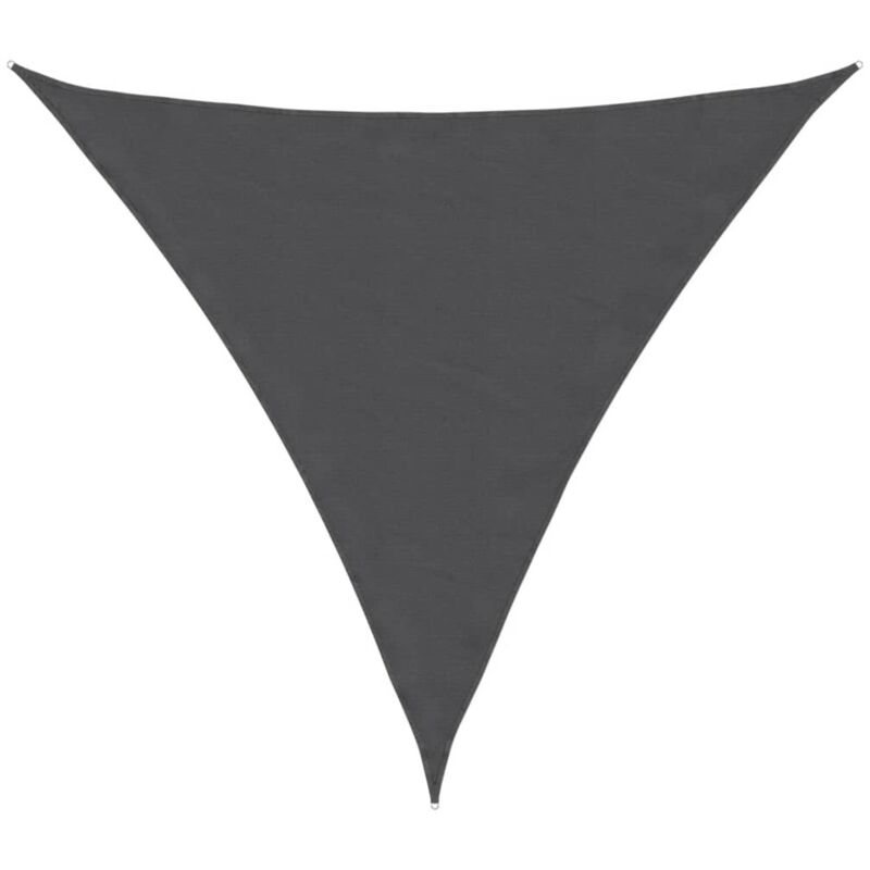 

vidaXL Toldo de vela triangular de tela oxford antracita 4,5x4,5x4,5 m - Antracita