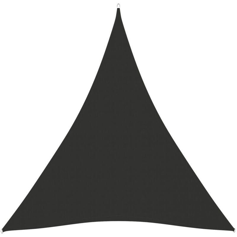 

vidaXL Toldo de vela triangular de tela oxford 5x6x6 m antracita - Antracita