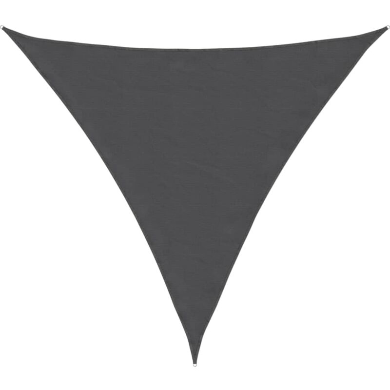 

vidaXL Toldo de vela triangular de tela oxford gris antracita 4x4x4 m - Antracita