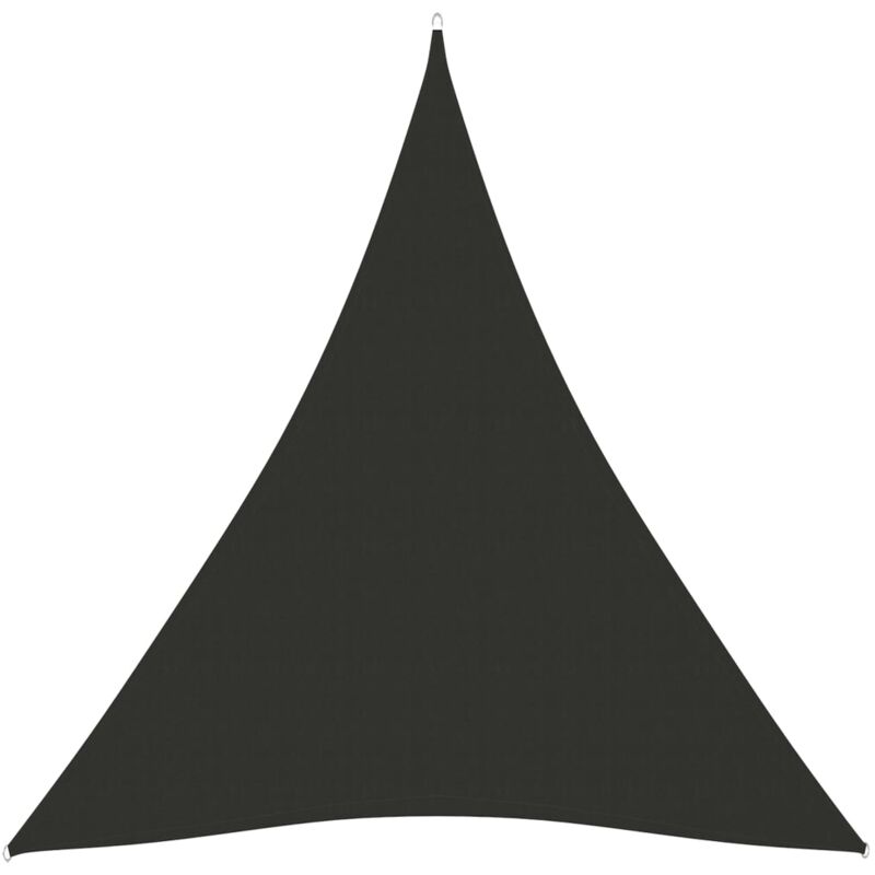

vidaXL Toldo de vela triangular de tela oxford gris antracita 5x7x7 m - Antracita