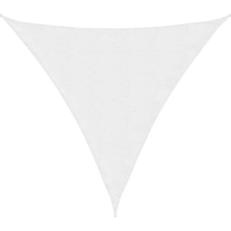 

vidaXL Toldo de vela triangular de tela oxford blanco 6x6x6 m - Blanco
