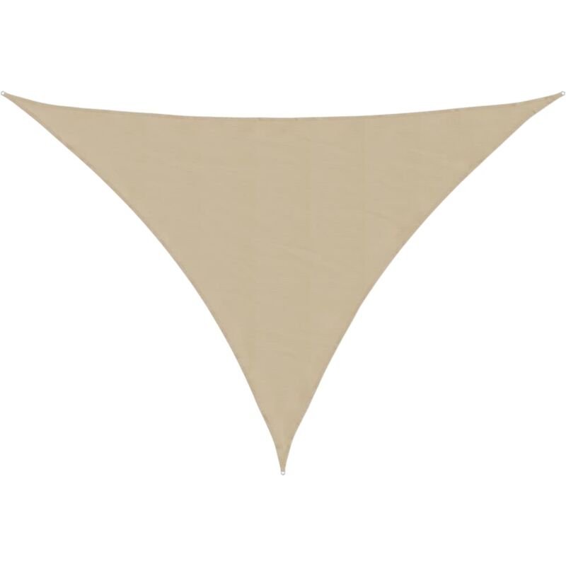 

vidaXL Toldo de vela triangular de tela oxford beige 4x5x6,4 m - Beige