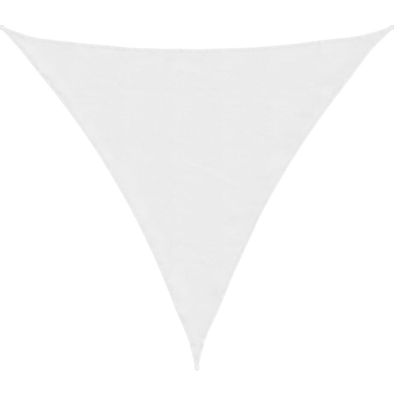 

vidaXL Toldo de vela triangular de tela oxford blanco 4x4x4 m - Blanco