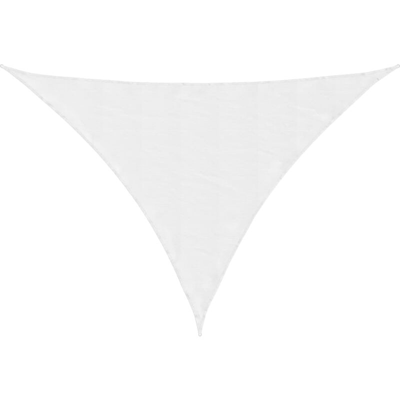 

vidaXL Toldo de vela triangular de tela oxford blanco 5x5x6 m - Blanco