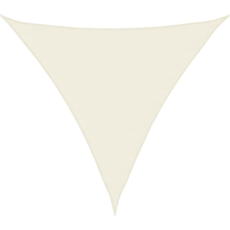 

vidaXL Toldo de vela triangular tela oxford crema 4,5x4,5x4,5 m - Crema