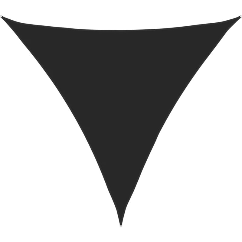 

vidaXL Toldo de vela triangular de tela oxford negro 3,6x3,6x3,6 m - Negro