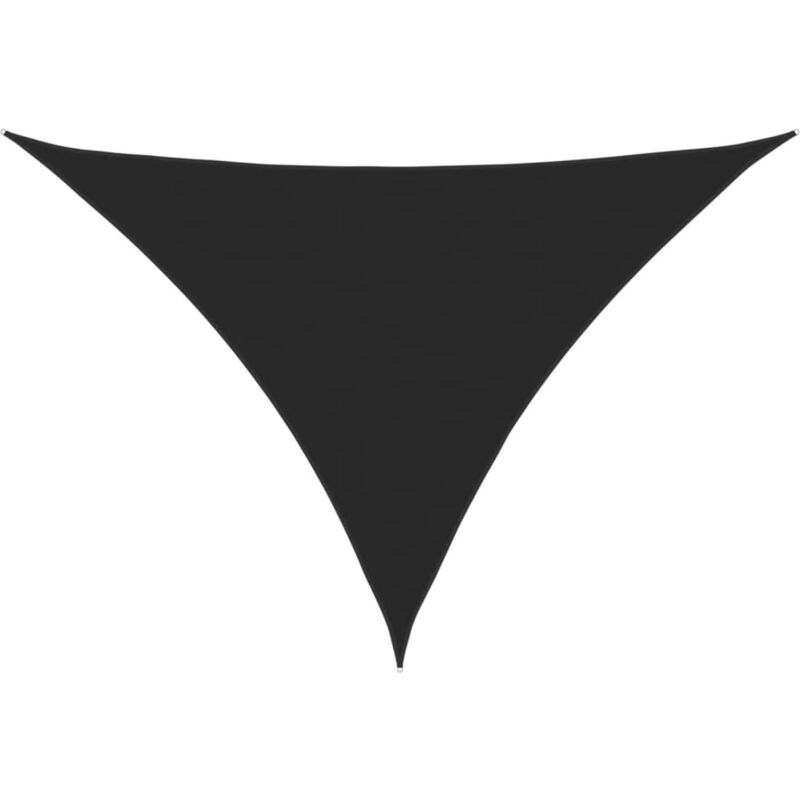 

Toldo de vela triangular de tela oxford negro 3,5x3,5x4,9 m - Negro - Vidaxl