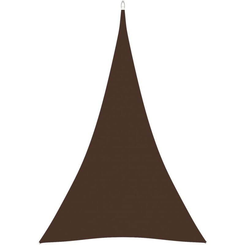

vidaXL Toldo de vela triangular de tela oxford marrón 4x5x5 m - Marrón