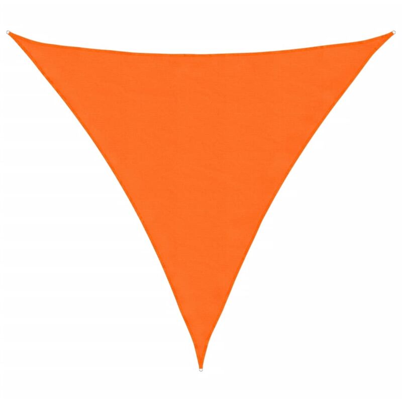 

vidaXL Toldo de vela triangular de tela oxford naranja 6x6x6 m - Naranja