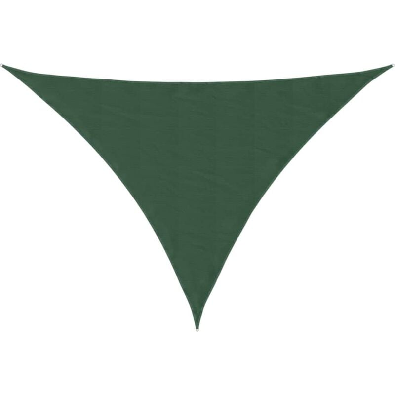 

vidaXL Toldo de vela triangular de tela oxford verde oscuro 4x5x6,4 m - Verde
