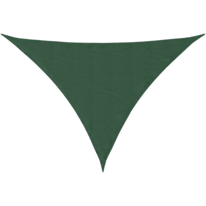 

vidaXL Toldo de vela triangular de tela oxford verde oscuro 5x6x6 m - Verde