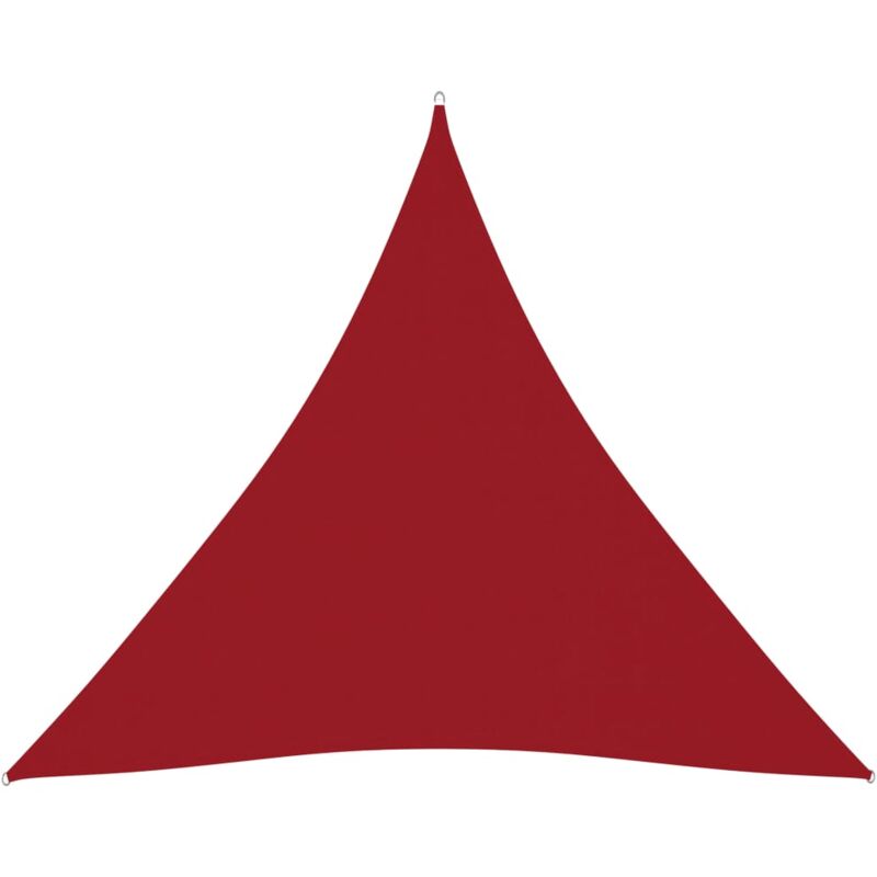 

vidaXL Toldo de vela triangular de tela oxford rojo 6x6x6 m - Rojo