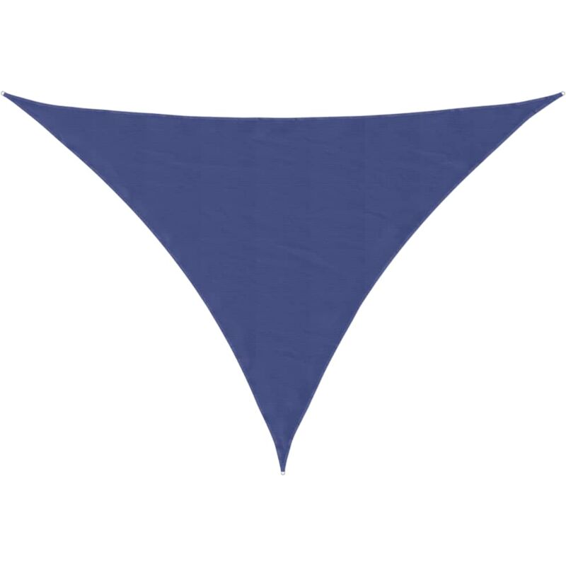 

vidaXL Toldo de vela triangular de tela oxford azul 5x7x7 m - Azul