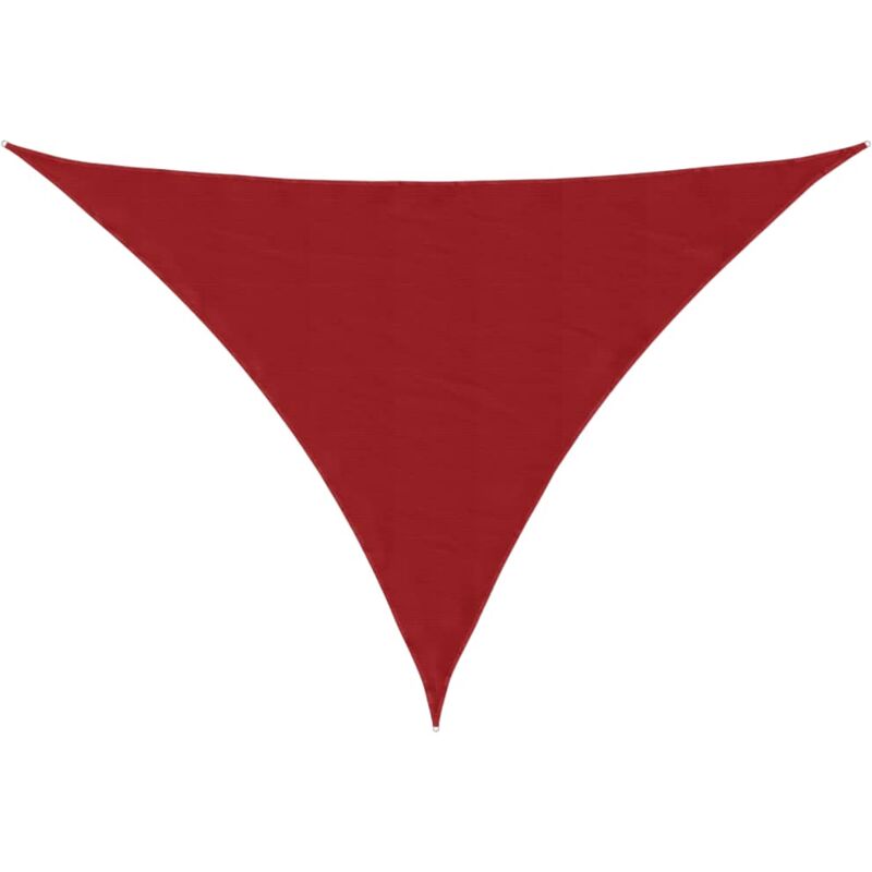 

vidaXL Toldo de vela triangular de tela oxford rojo 4x5x5 m - Rojo