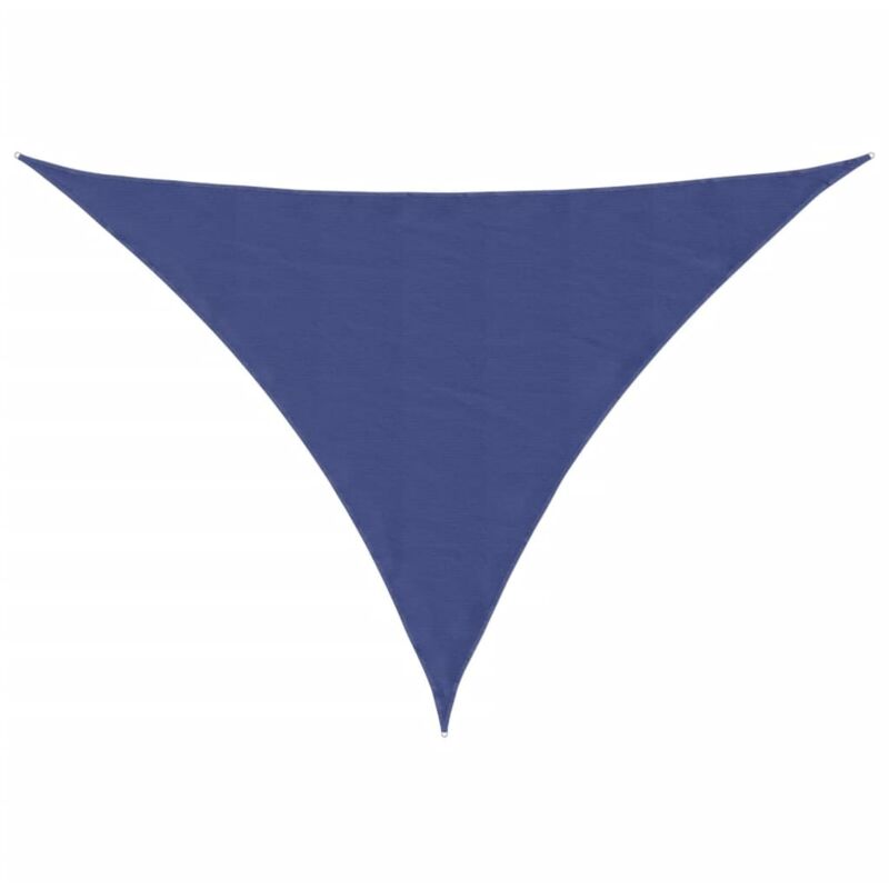 

Toldo de vela triangular de tela oxford azul 2,5x2,5x3,5 m - Azul - Vidaxl