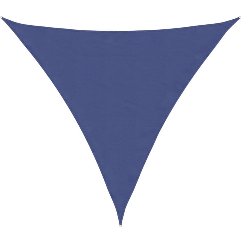 

vidaXL Toldo de vela triangular de tela oxford azul 4x4x4 m - Azul