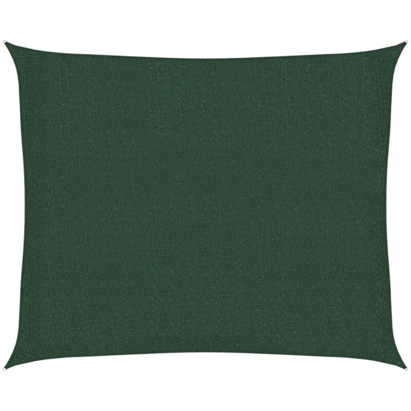 

Toldo de vela verde oscuro HDPE 160 g/m² 2,5x3 m - Verde - Vidaxl