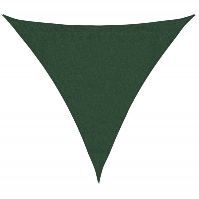 

Toldo de vela verde oscuro HDPE 160 g/m² 3,6x3,6x3,6 m - Verde - Vidaxl