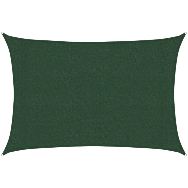 

vidaXL Toldo de vela verde oscuro HDPE 160 g/m² 3x4 m - Verde