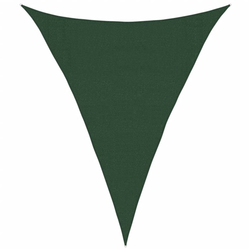 

Toldo de vela verde oscuro HDPE 160 g/m² 3x4x5 m - Verde - Vidaxl