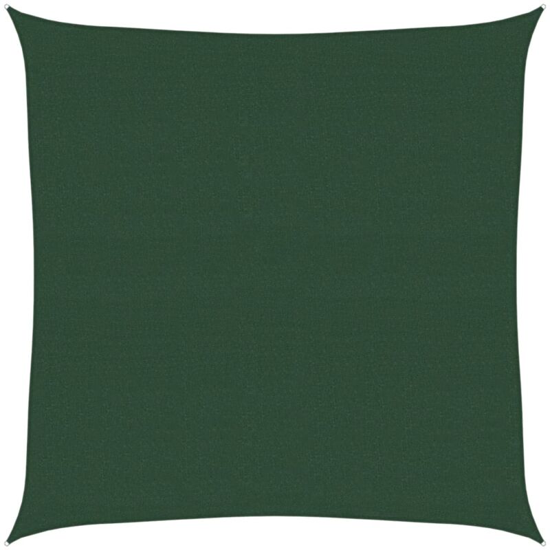 

vidaXL Toldo de vela verde oscuro HDPE 160 g/m² 4,5x4,5 m - Verde