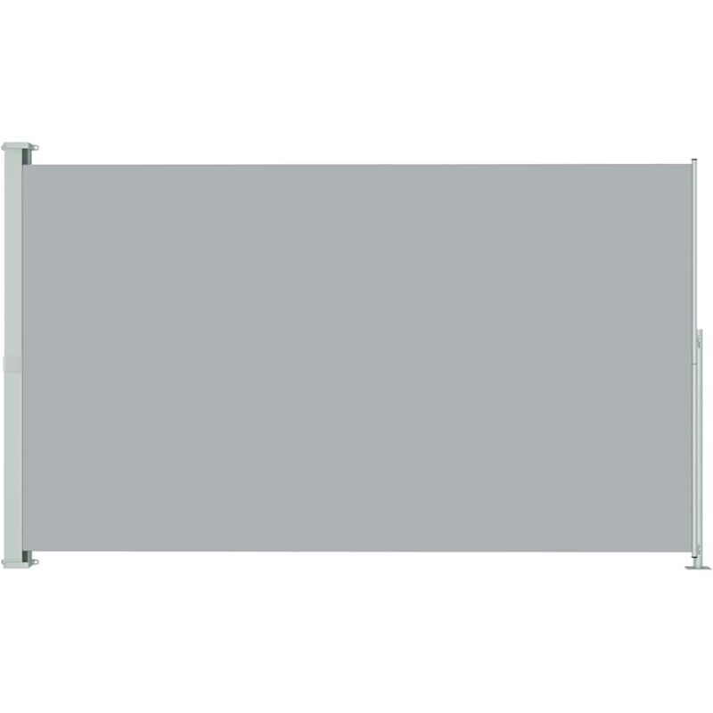 

Toldo lateral retráctil para patio gris 220x300 cm - Gris - Vidaxl