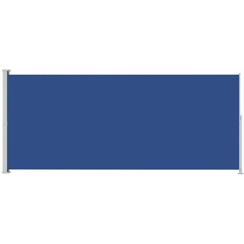 

vidaXL Toldo lateral retráctil de jardín azul 180x500 cm - Azul
