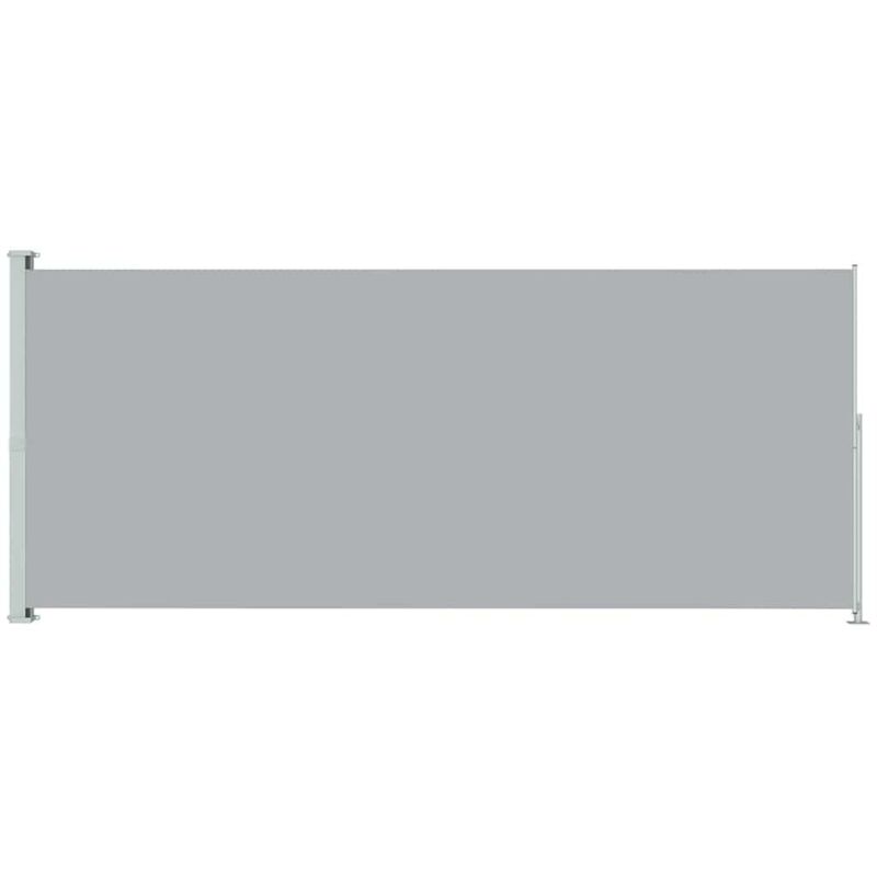 

vidaXL Toldo lateral retráctil de jardín gris antracita 180x500 cm - Gris