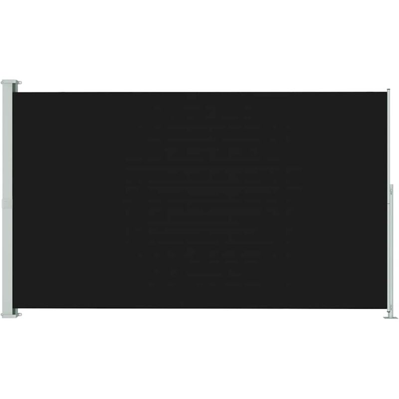 

Toldo lateral retráctil de jardín negro 180x300 cm - Negro - Vidaxl