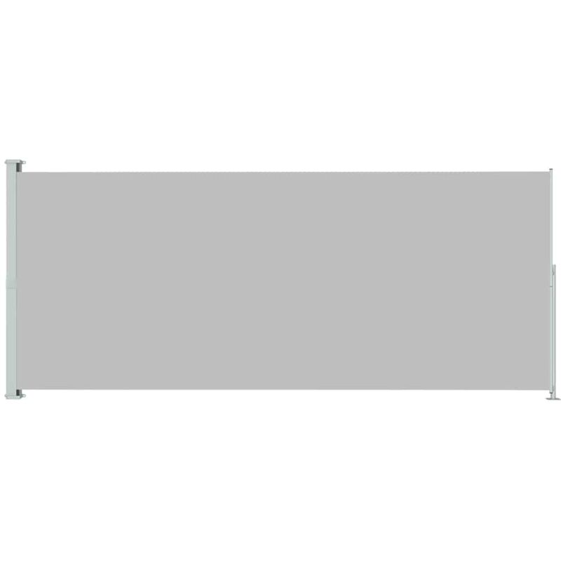 

Toldo lateral retráctil para patio gris antracita 220x500 cm - Gris - Vidaxl