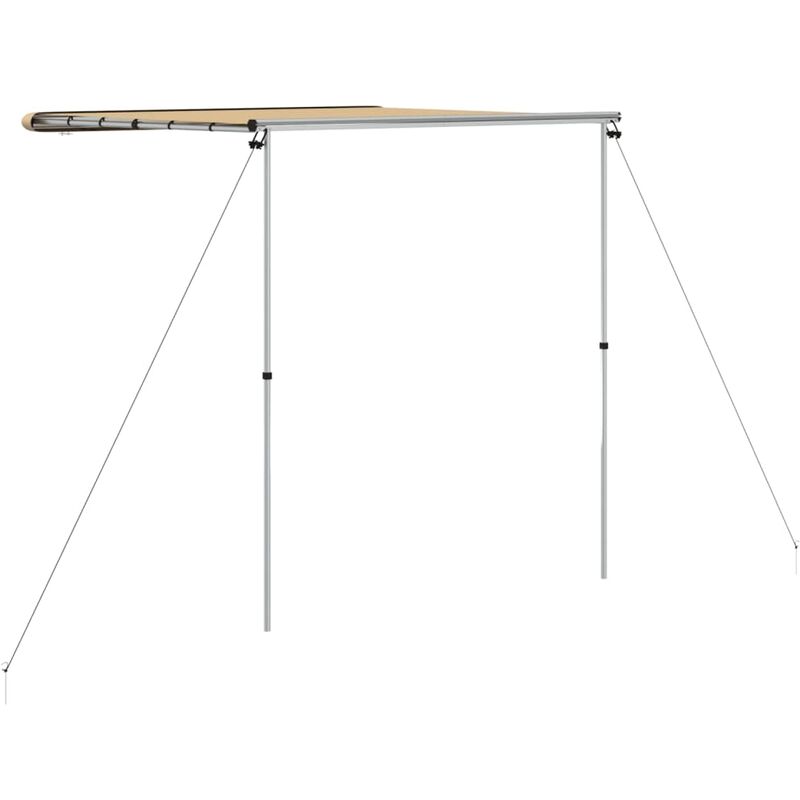 

vidaXL Toldo para autocaravanas y caravanas 2,4x2x2,15 m beige - Beige