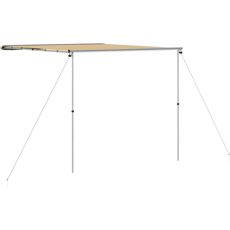 

vidaXL Toldo para autocaravanas y caravanas 2,4x3x2,15 m beige - Beige