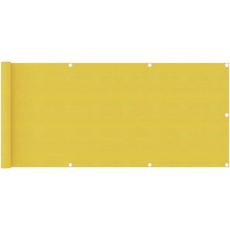 

vidaXL Toldo para balcón HDPE amarillo 75x500 cm - Amarillo