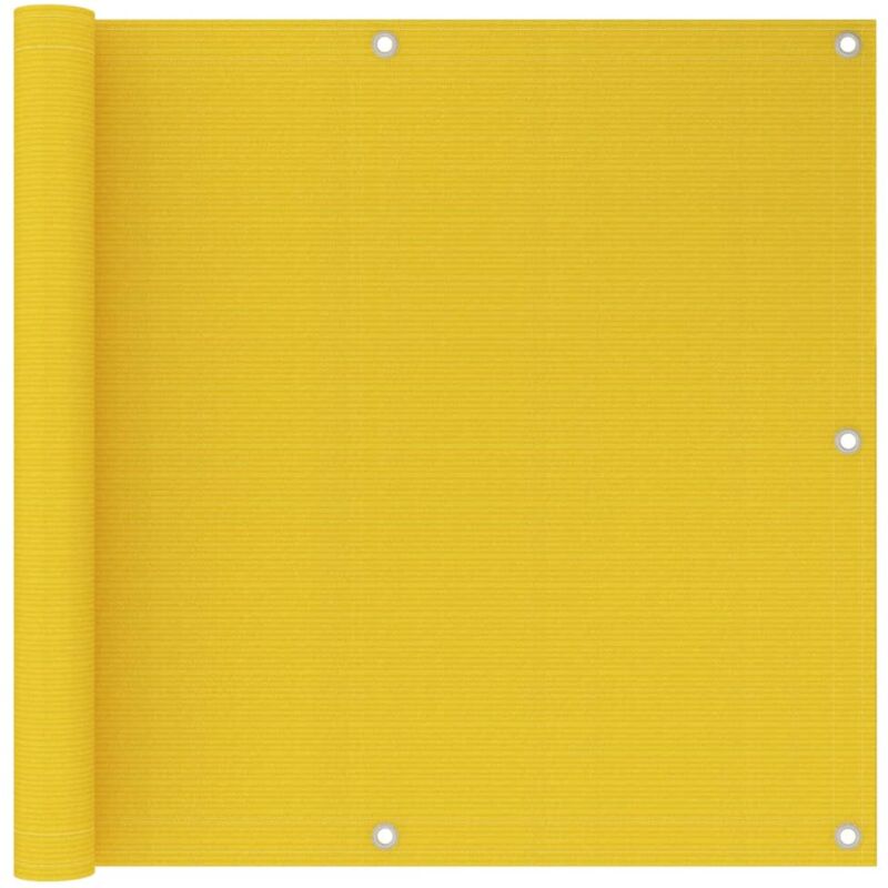 

vidaXL Toldo para balcón HDPE amarillo 90x300 cm - Amarillo