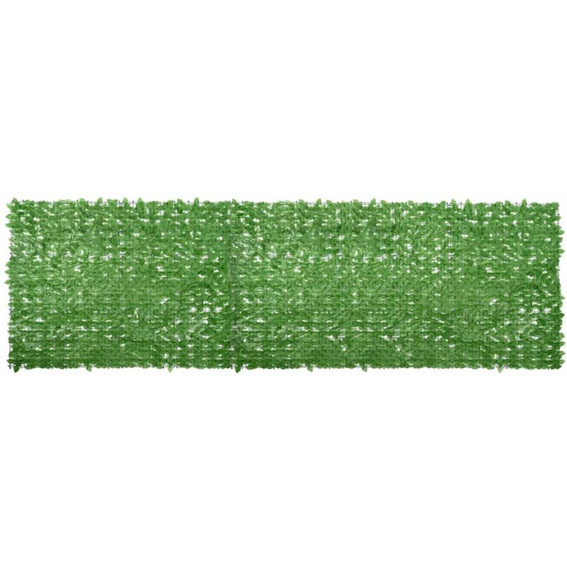 

vidaXL Toldo para balcón con hojas verde 600x150 cm - Verde