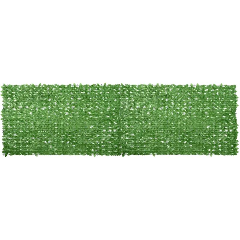 

vidaXL Toldo para balcón con hojas verde 500x150 cm - Verde