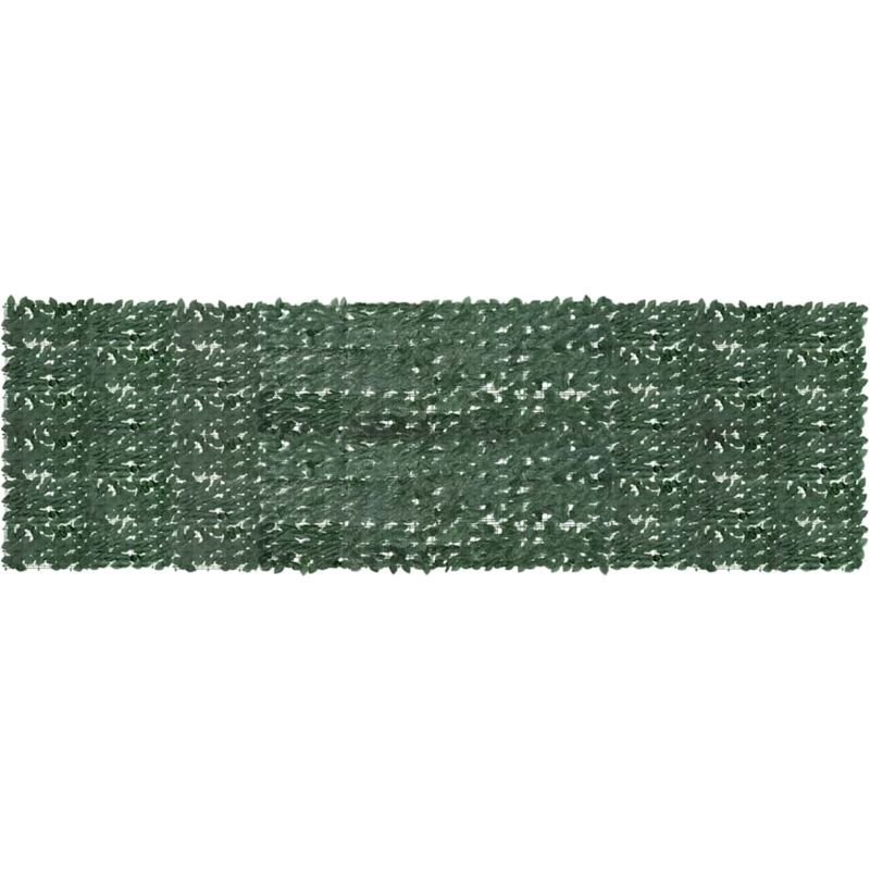

vidaXL Toldo para balcón con hojas verde oscuro 500x150 cm - Verde
