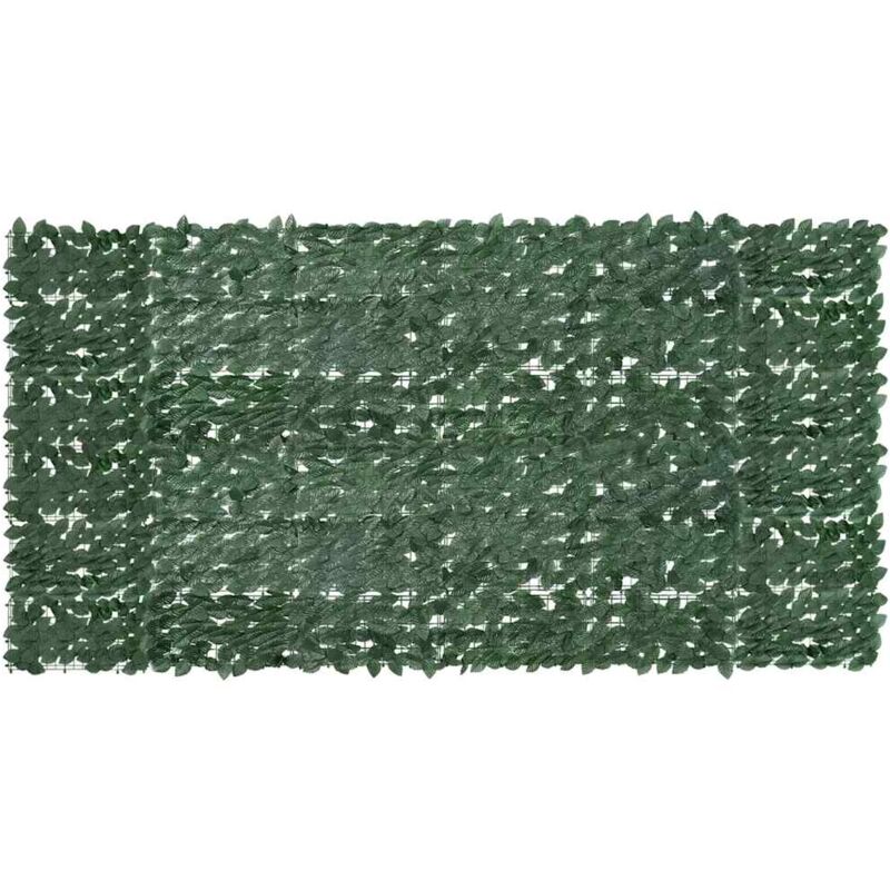 

vidaXL Toldo para balcón con hojas verde oscuro 300x150 cm - Verde