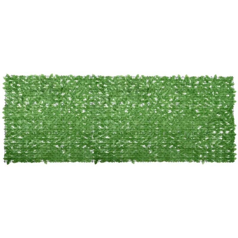 

vidaXL Toldo para balcón con hojas verde 400x150 cm - Verde