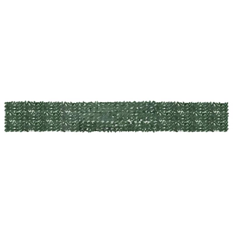 

vidaXL Toldo para balcón con hojas verde oscuro 600x75 cm - Verde