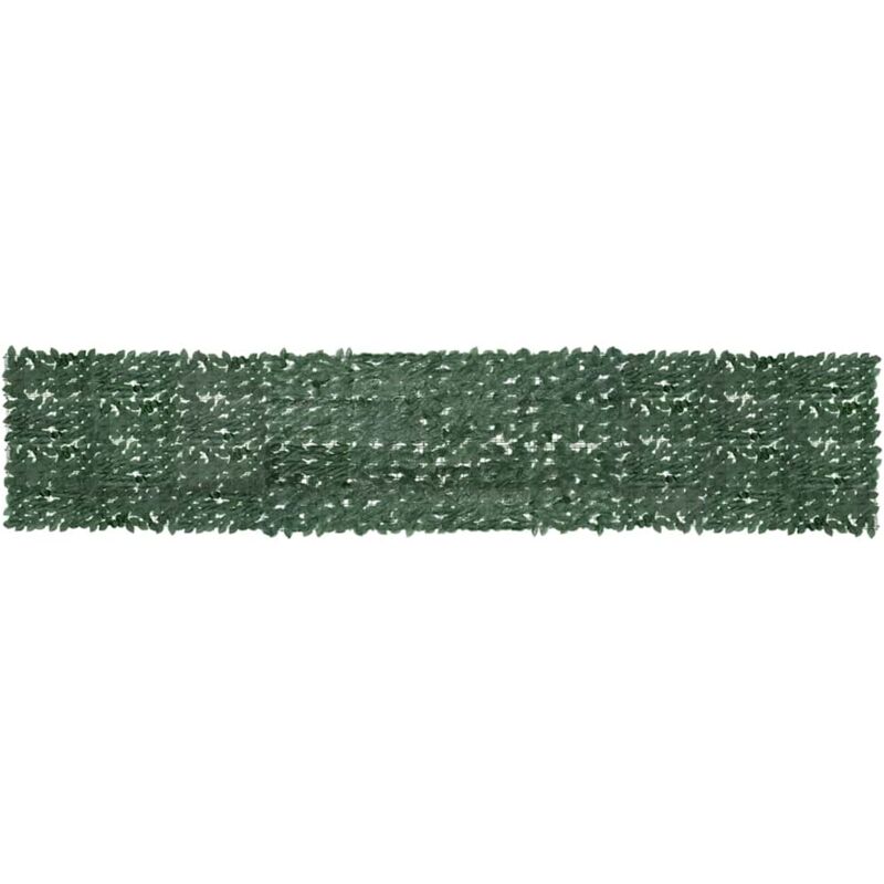 

vidaXL Toldo para balcón con hojas verde oscuro 500x100 cm - Verde