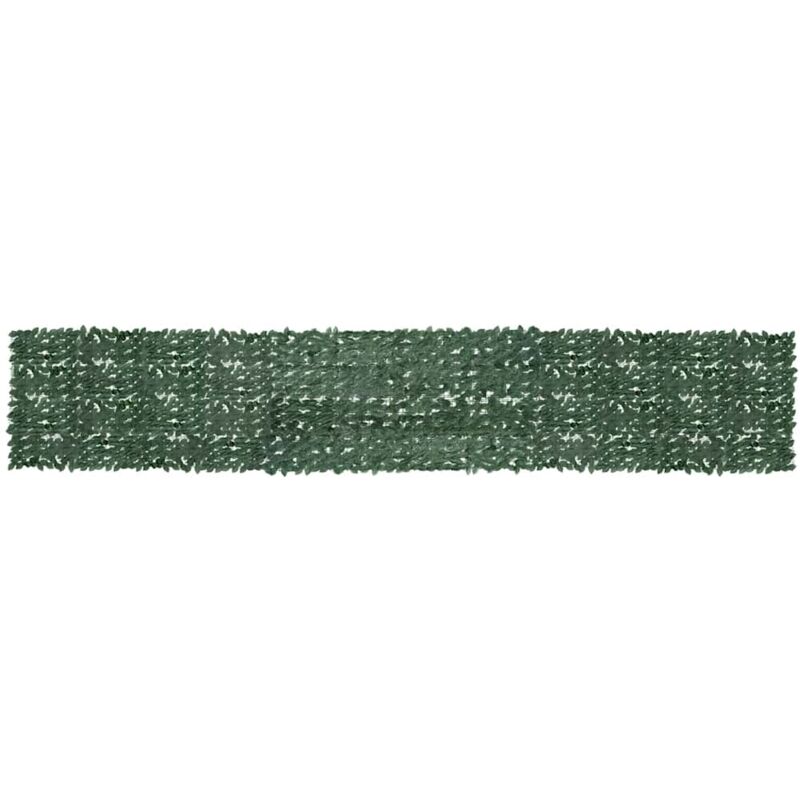 

vidaXL Toldo para balcón con hojas verde oscuro 600x100 cm - Verde