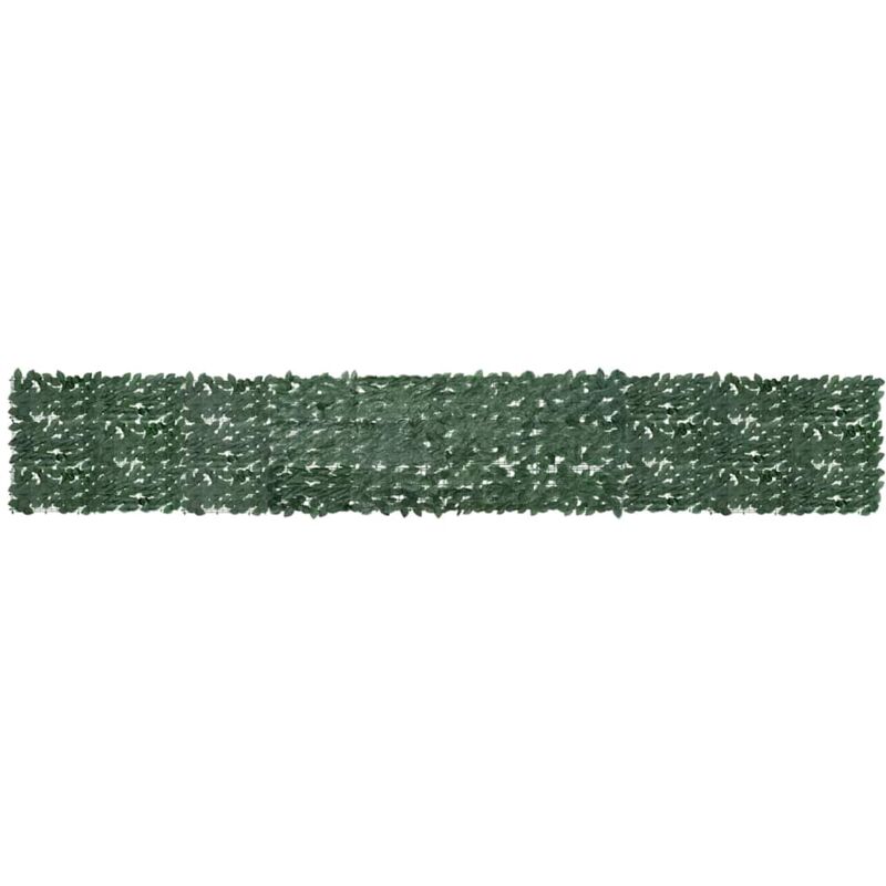 

vidaXL Toldo para balcón con hojas verde oscuro 500x75 cm - Verde