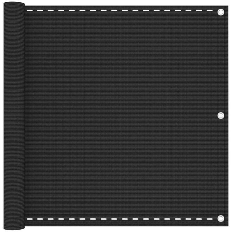

vidaXL Toldo para Balcón HDPE 90x600 cm Gris Antracita - Antracita