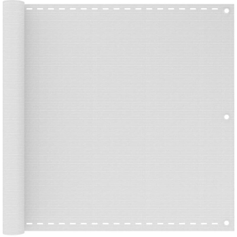 

vidaXL Toldo para Balcón HDPE 90x400 cm Blanco - Blanco