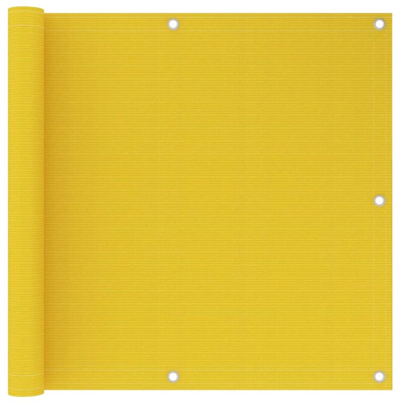 

vidaXL Toldo para balcón HDPE amarillo 90x600 cm - Amarillo